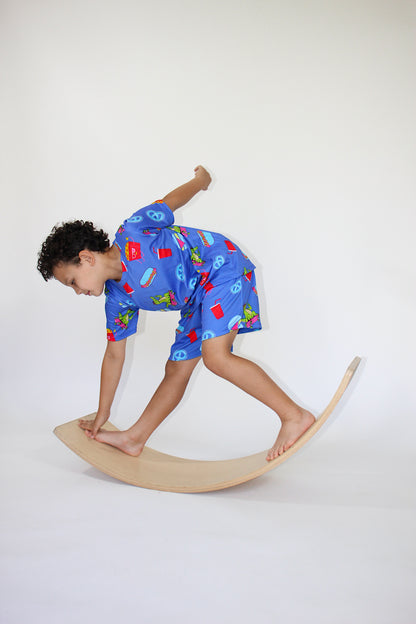 Neon Skate Pjs - Ships in July 20th
